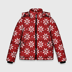 Зимняя куртка для мальчика Снежный орнамент