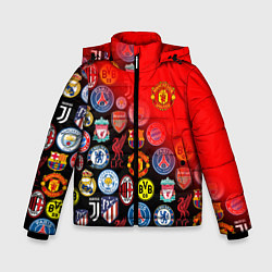 Куртка зимняя для мальчика МАНЧЕСТЕР ЮНАЙТЕД FCMU, цвет: 3D-красный