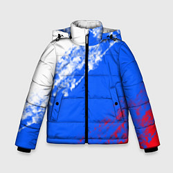 Зимняя куртка для мальчика Флаг РФ триколор
