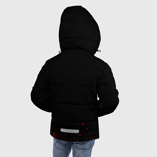 Зимняя куртка для мальчика ТАРТАЛЬЯ СНЕЖНАЯ ЧЕРНЫЙ / 3D-Черный – фото 4