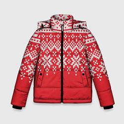 Зимняя куртка для мальчика Knitted Pattern