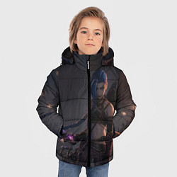 Куртка зимняя для мальчика Дерзкая Джинкс, цвет: 3D-светло-серый — фото 2