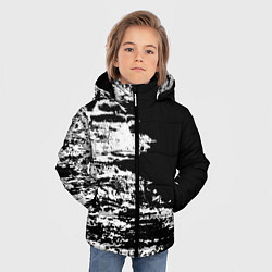 Куртка зимняя для мальчика Abstraction pattern 2022 vanguard, цвет: 3D-светло-серый — фото 2