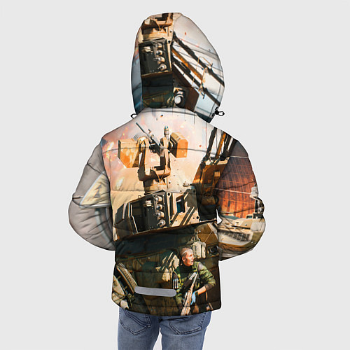 Зимняя куртка для мальчика Battlefield 2042 - отряд / 3D-Черный – фото 4