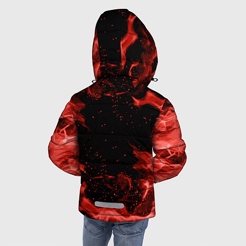 Зимняя куртка для мальчика Poppy Playtime: Flame Fire / 3D-Черный – фото 4