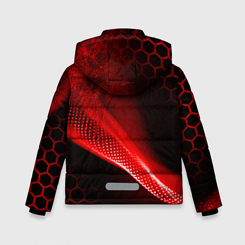 Зимняя куртка для мальчика AUDI АУДИ SPORT СПОРТ RED AND BLACK / 3D-Светло-серый – фото 2