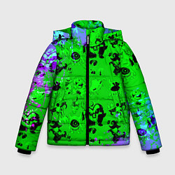 Куртка зимняя для мальчика Монстрыmonsters, цвет: 3D-черный