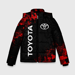 Куртка зимняя для мальчика TOYOTA MILITARY PIXEL BLACK RED, цвет: 3D-светло-серый