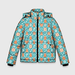 Куртка зимняя для мальчика Christmas Mood, цвет: 3D-светло-серый