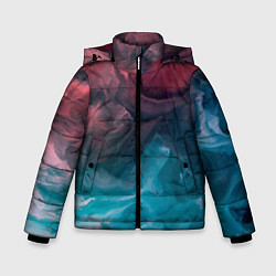 Куртка зимняя для мальчика Туманная вода, цвет: 3D-светло-серый