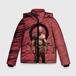 Куртка зимняя для мальчика Кратос God of War, цвет: 3D-черный