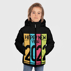 Куртка зимняя для мальчика Просто и со вкусом 2022 новый год, цвет: 3D-светло-серый — фото 2