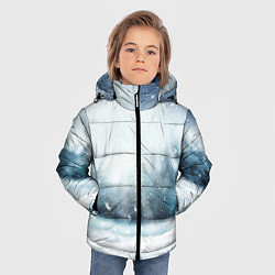 Куртка зимняя для мальчика МОРОЗНАЯ СВЕЖЕСТЬ МЕТЕЛЬ, цвет: 3D-черный — фото 2