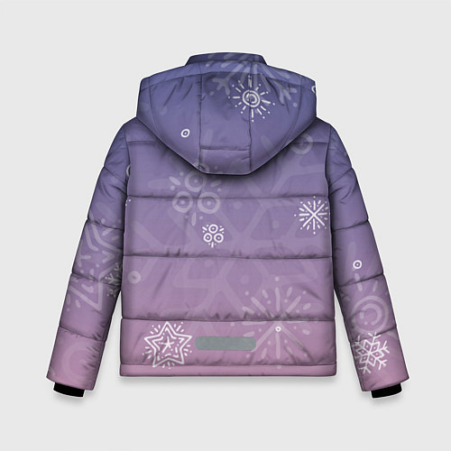 Зимняя куртка для мальчика Happy New Year 2022 Сat 1 / 3D-Светло-серый – фото 2