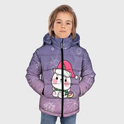Куртка зимняя для мальчика Happy New Year 2022 Сat 4, цвет: 3D-черный — фото 2