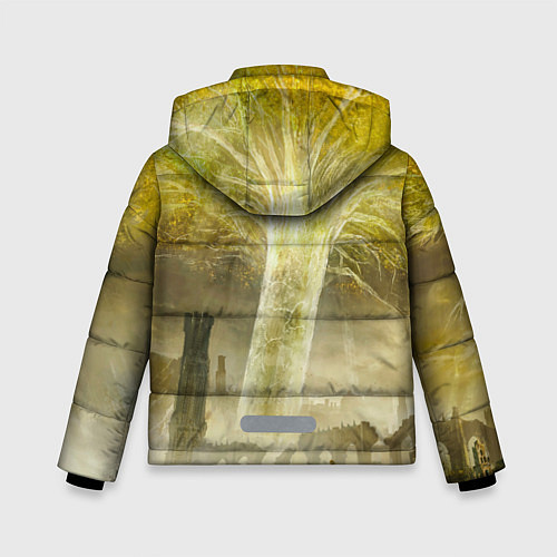 Зимняя куртка для мальчика Elden Ring - междуземье / 3D-Светло-серый – фото 2