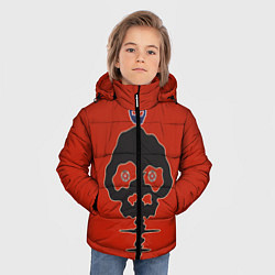 Куртка зимняя для мальчика Takashi Murakami Scull, цвет: 3D-светло-серый — фото 2