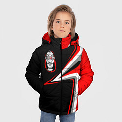 Куртка зимняя для мальчика LA CASA DE PAPEL БУМАЖНЫЙ ДОМ, цвет: 3D-светло-серый — фото 2