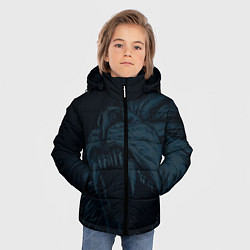 Куртка зимняя для мальчика Zenit lion dark theme, цвет: 3D-черный — фото 2