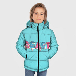 Куртка зимняя для мальчика Mr Beast Donut, цвет: 3D-светло-серый — фото 2