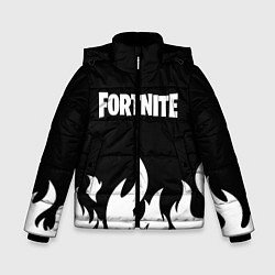 Куртка зимняя для мальчика Fortnite Огонь, цвет: 3D-черный