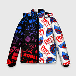 Куртка зимняя для мальчика ROBLOX x POPPY PLAYTIME РОБЛОКС ПОППИ ПЛЕЙТАЙМ, цвет: 3D-черный