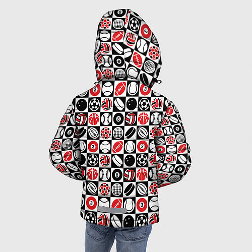 Зимняя куртка для мальчика Разные Виды Спорта SPORT / 3D-Черный – фото 4