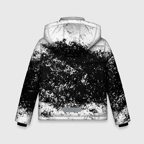 Зимняя куртка для мальчика Poppy Playtime Гранж / 3D-Светло-серый – фото 2
