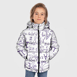 Куртка зимняя для мальчика МАТЕМАТИЧЕСКИЕ ФОРМУЛЫ НАУКА, цвет: 3D-красный — фото 2