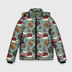 Куртка зимняя для мальчика Винтaжный 2022, цвет: 3D-светло-серый