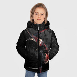 Куртка зимняя для мальчика Луи Амамия Code Vein, цвет: 3D-светло-серый — фото 2