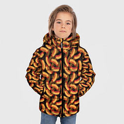 Куртка зимняя для мальчика Хот-Доги Hot Dogs, цвет: 3D-светло-серый — фото 2