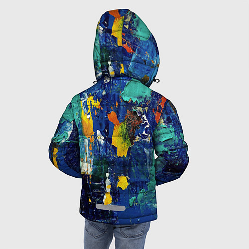 Зимняя куртка для мальчика КРАСКА PAINT / 3D-Черный – фото 4