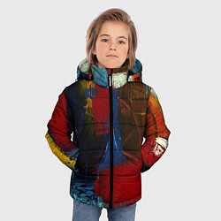 Куртка зимняя для мальчика СТАРАЯ КРАСКА, цвет: 3D-светло-серый — фото 2