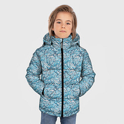 Куртка зимняя для мальчика Силуэты Волков, цвет: 3D-светло-серый — фото 2