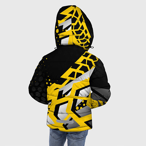 Зимняя куртка для мальчика Renault Рено / 3D-Черный – фото 4