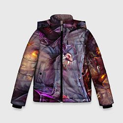 Куртка зимняя для мальчика Чародей, цвет: 3D-черный