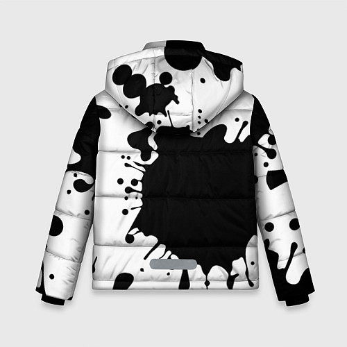 Зимняя куртка для мальчика BLACK AND WHITE BENDY / 3D-Светло-серый – фото 2