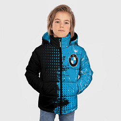 Куртка зимняя для мальчика BMW - КРАСКИ, цвет: 3D-светло-серый — фото 2