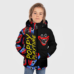 Куртка зимняя для мальчика Poppy Playtime Страх настигнет, цвет: 3D-светло-серый — фото 2