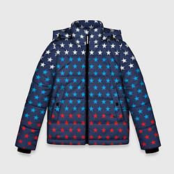 Зимняя куртка для мальчика Флаг в звездах