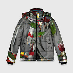 Куртка зимняя для мальчика Старый год, цвет: 3D-светло-серый