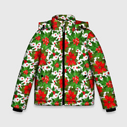 Куртка зимняя для мальчика Christmas 2022, цвет: 3D-черный