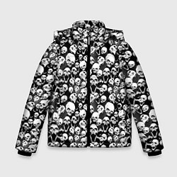 Зимняя куртка для мальчика Screaming skulls & web