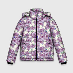 Куртка зимняя для мальчика 500 EURO, цвет: 3D-светло-серый