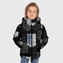 Куртка зимняя для мальчика АТАКА ТИТАНОВ ЛОГОТИП С ТЕНЬЮ, цвет: 3D-красный — фото 2