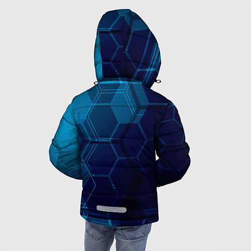 Зимняя куртка для мальчика Z - Гордость Питера / 3D-Черный – фото 4