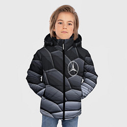 Куртка зимняя для мальчика Mercedes Benz pattern, цвет: 3D-красный — фото 2