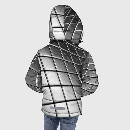 Зимняя куртка для мальчика BMW pattern 2022 / 3D-Черный – фото 4
