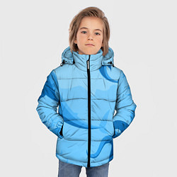 Куртка зимняя для мальчика МоРское Дно с Акулами, цвет: 3D-светло-серый — фото 2